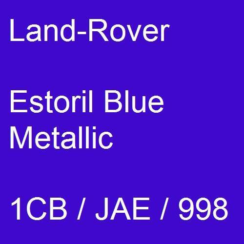 Land-Rover, Estoril Blue Metallic, 1CB / JAE / 998.